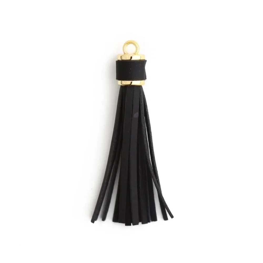 Stylish Black Tassel Keychain